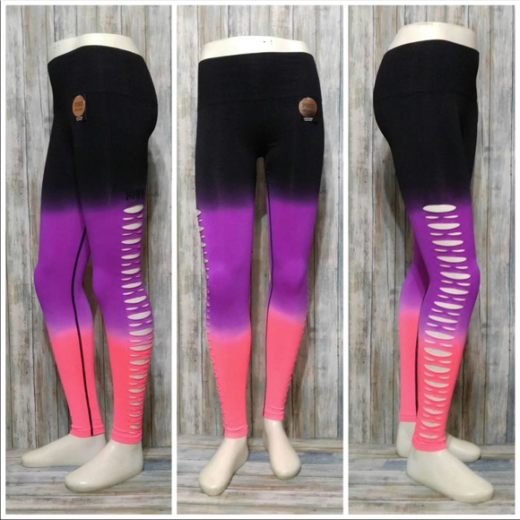 VS PINK COOL AND COMFY CUTOUT TIGHTS - NWT - Small - Picture 2 of 7